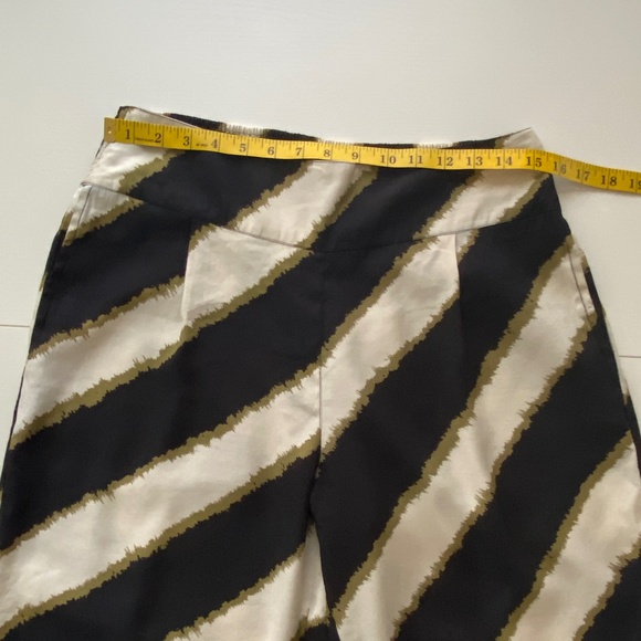 Masai Copenhagen Pai Striped Relaxed Fit High Rise Trousers Size Medium - Picture 9 of 12